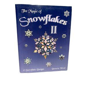 The Magic of Snowflakes II Stained Glass by Deverie Wood 17 Snowflake Designs